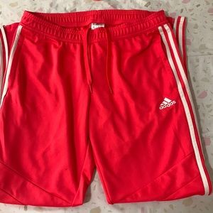 Adidas’s red sweatpants!!